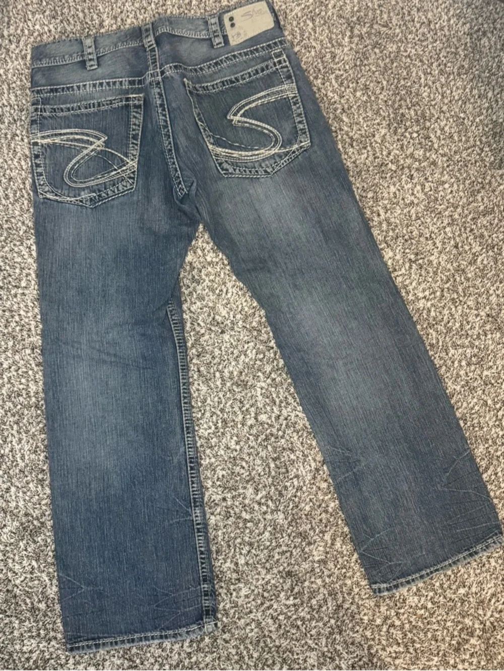 Silver Jeans Gordie Bootcut Jeans Mens 33x32 Medium Wash Stretch